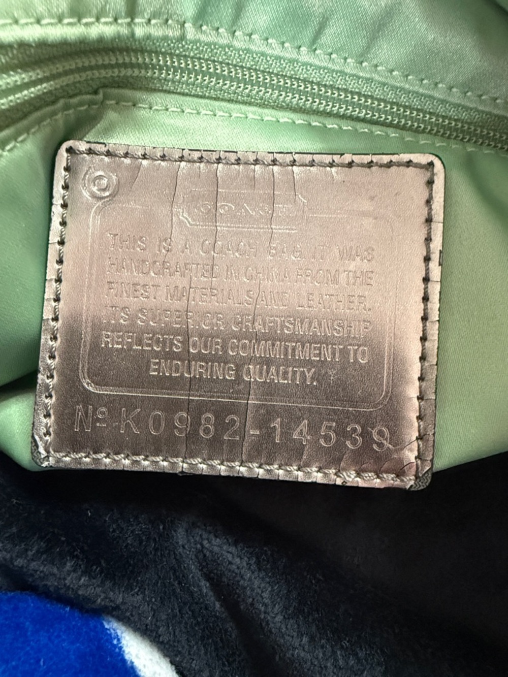 Coach Poppy Glam Sequin Patchwork Butterfly Tote - Picture 3 of 17
